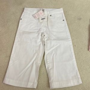 Janie and jack white girls pants